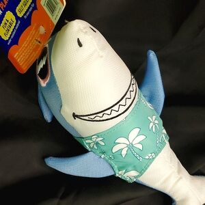 Blue‎ and Green Shark Dog Toy